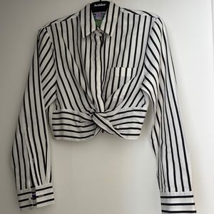Alexander wand cropped shirt